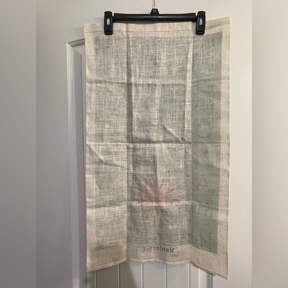 Kay Dee Handprints 100% Pure Linen Nantucket Dish Towel . NWT - Picture 9 of 10
